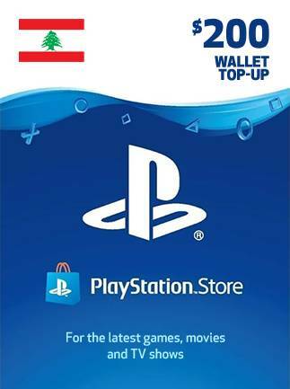 PlayStation Network Gift Card 200 USD  - PSN Key  - LEBANON