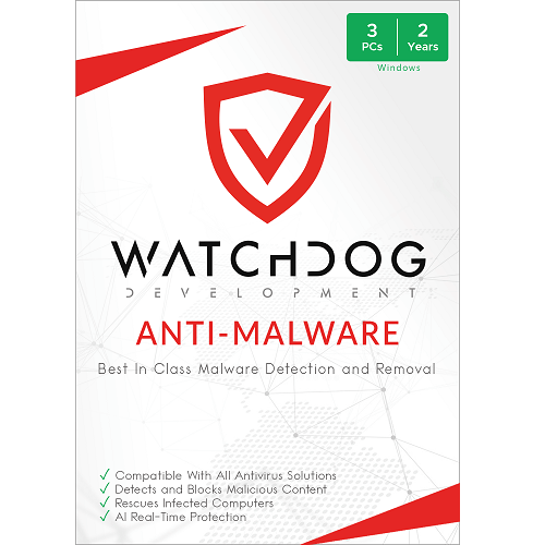 Watchdog Anti-Malware 3 PC 2 Years - Key  - EUROPE