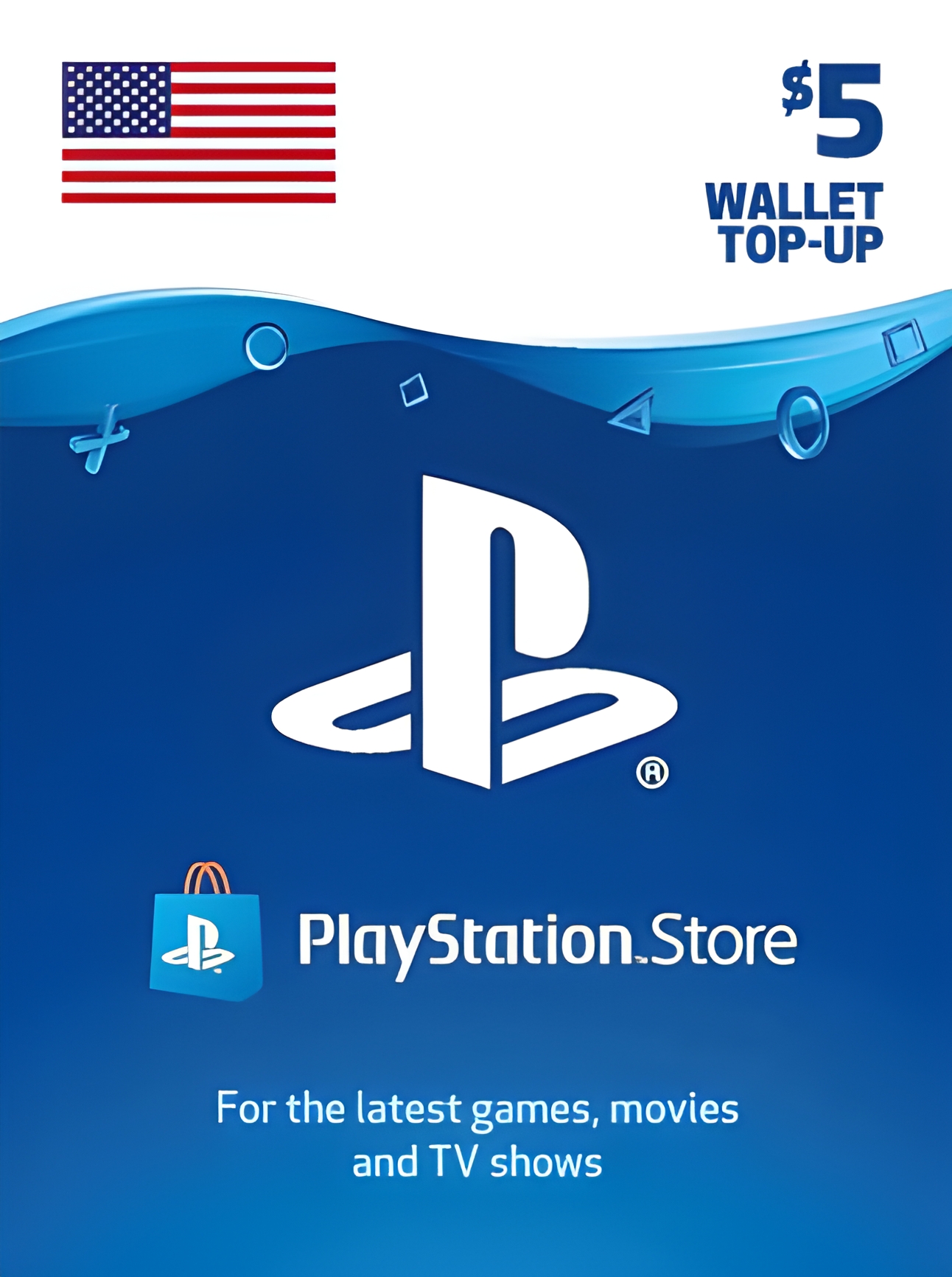 PlayStation Network Gift Card 5 USD - PSN Key - UNITED STATES