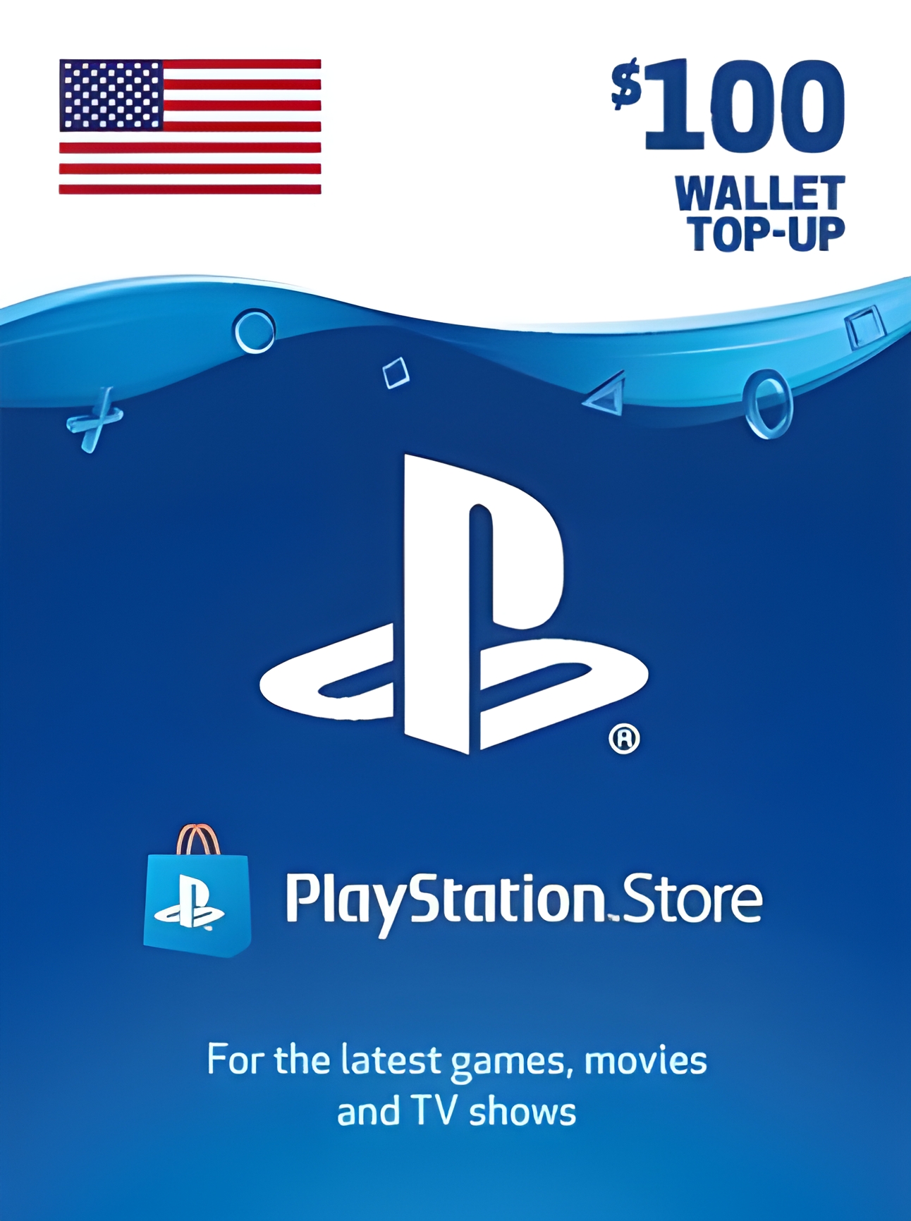 PlayStation Network Gift Card 100 USD  - PSN United States