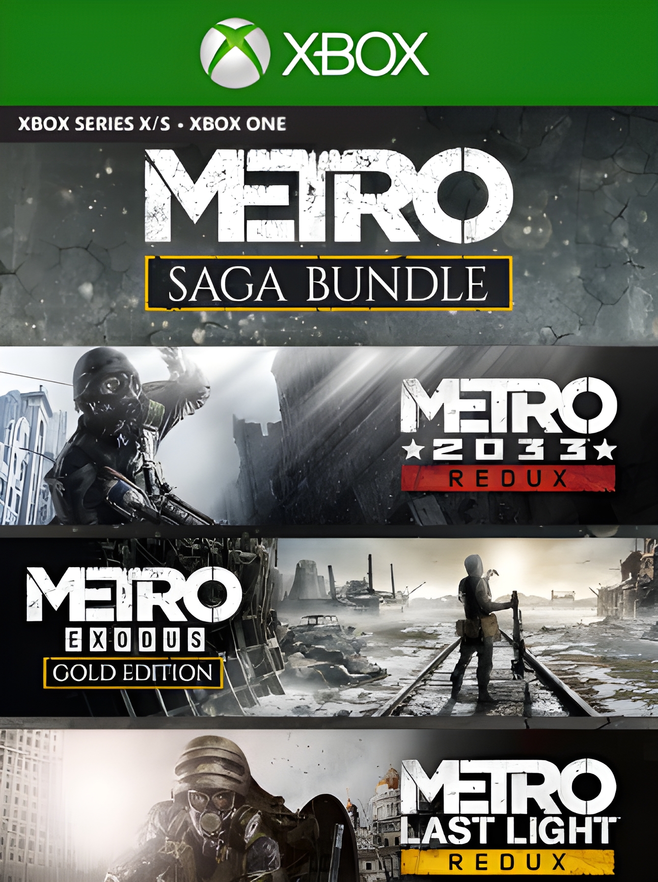 Metro Saga Bundle (Xbox One) - Xbox Live Key - Europe Restricted