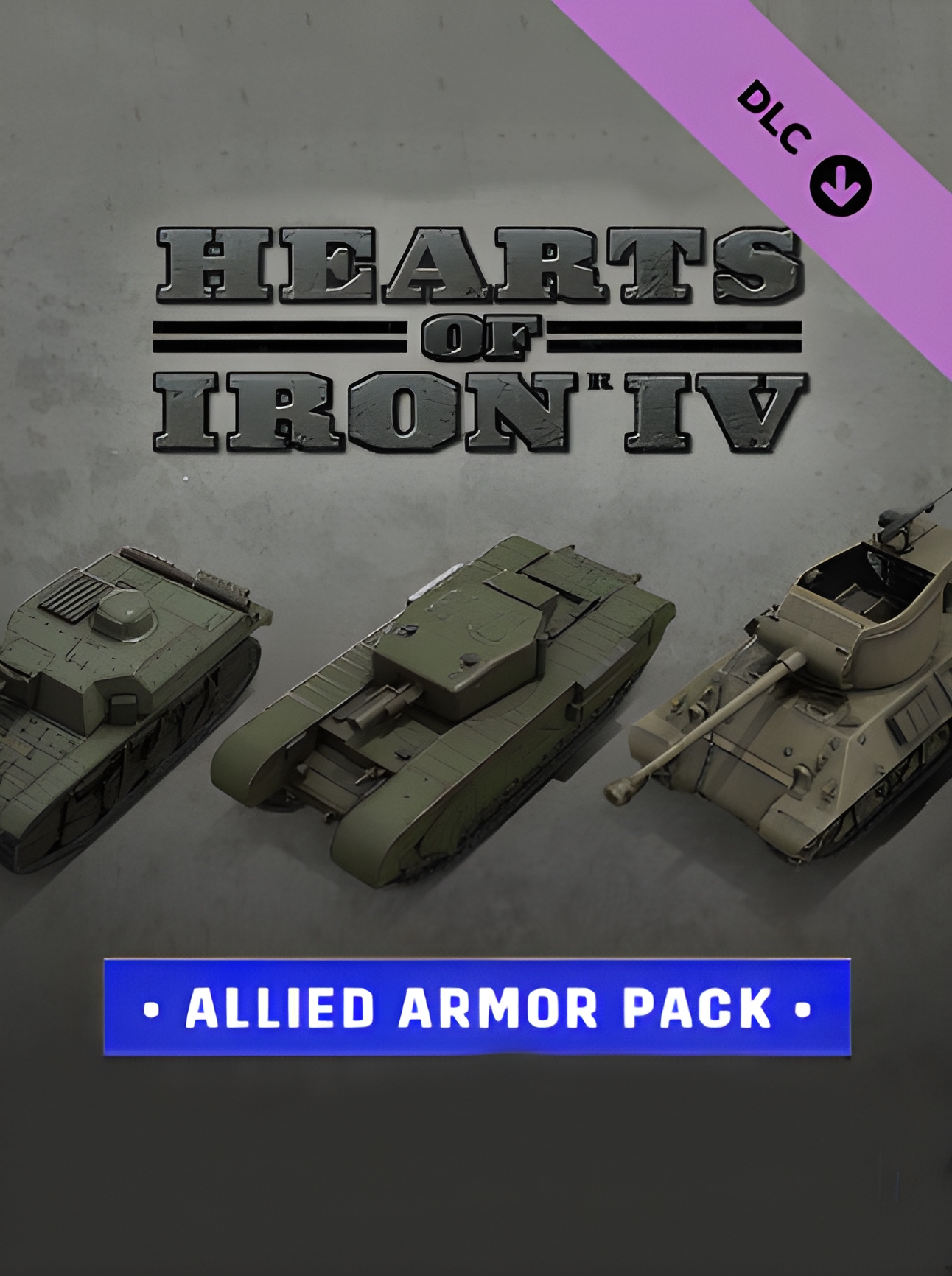Hearts of Iron IV Allied Armor Pack (PC) - Steam Key  - ROW