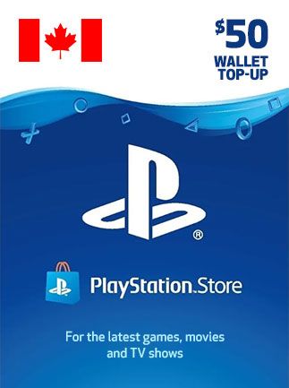 PlayStation Network Gift Card 50 CAD - PSN Canada