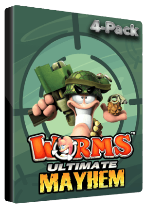 Worms: Ultimate Mayhem 4-Pack Steam Key GLOBAL