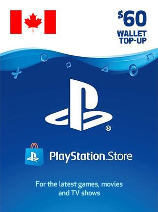 PlayStation Network  Gift Card 60 CAD - PSN Canada