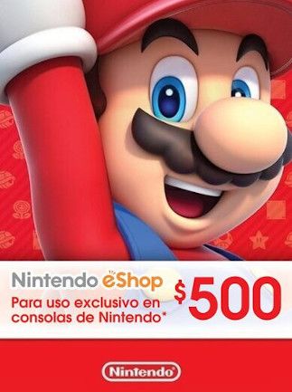 Nintendo eShop Gift Card 500 MXN - Nintendo Key - Mexico