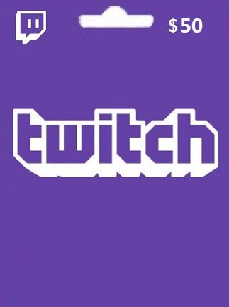 Twitch Gift Card 50 USD - twitch Key - UNITED STATES