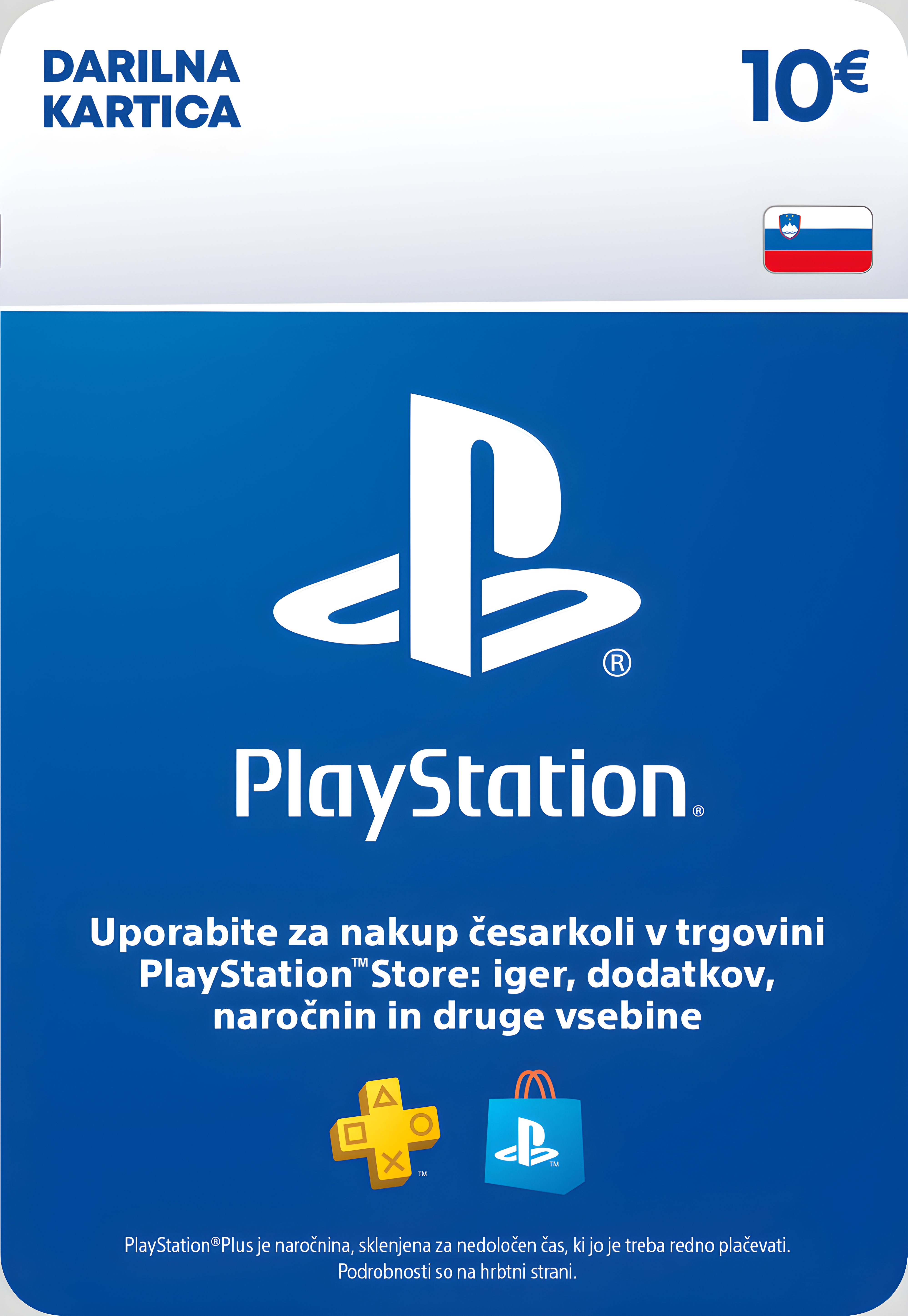 Sony PlayStation Network Card 10 EUR (SI) PSN Key SLOVENIA