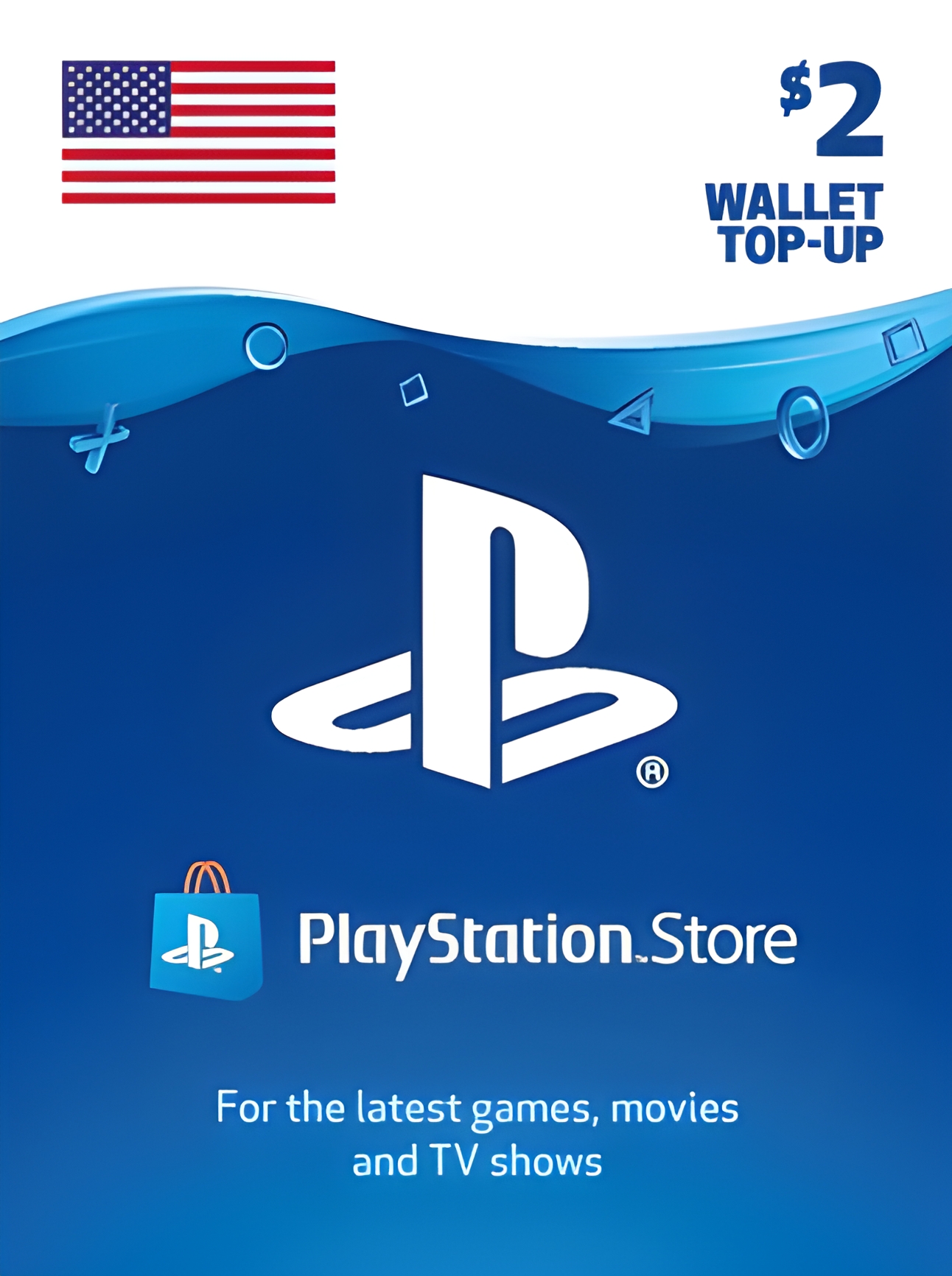 PlayStation Network Gift Card 2 USD - PSN Key - UNITED STATES