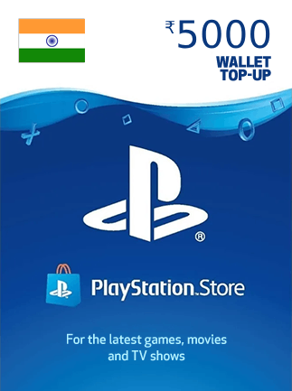 PlayStation Network Gift Card 5000 INR  - PSN Key  - INDIA