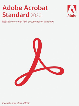Adobe Acrobat Standard DC (PC) 1 User 1 Year - Adobe Key - GLOBAL