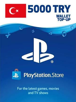 PlayStation Network Gift Card 5000 TRY - PSN Key - TURKEY
