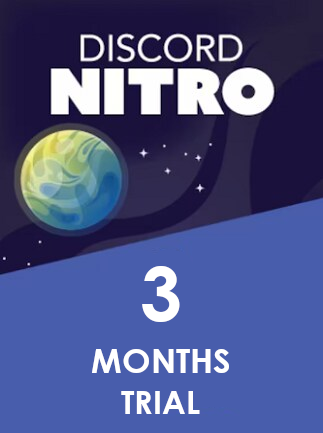 Discord Nitro 3 Months Trial - Discord Key - GLOBAL