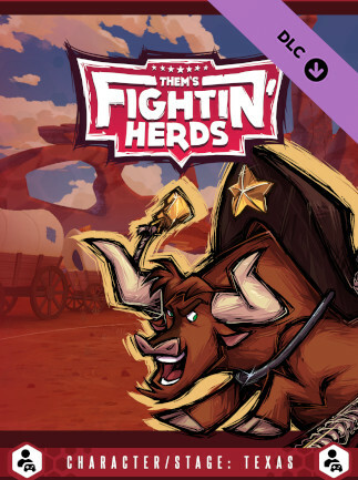 Them's Fightin' Herds - Character/Stage: Texas (PC) - Steam Key - GLOBAL
