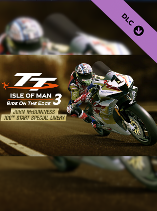 TT Isle Of Man 3 - John McGuinness 100th Start Special Livery (PC) - Steam Key - GLOBAL