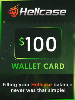 Hellcase.com Wallet Card 100 USD - Global