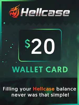 Hellcase.com Wallet Card 20 USD - Global
