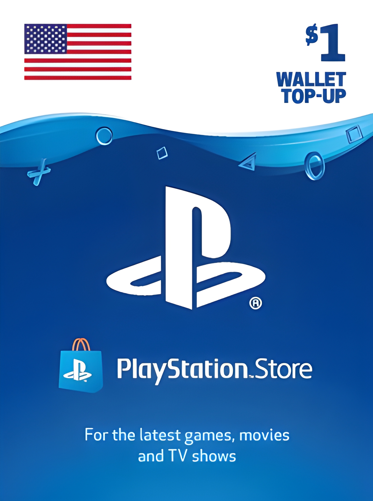 PlayStation Network Gift Card 1 USD - PSN Key - UNITED STATES