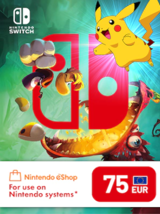 Nintendo eShop Card 75 EUR - Nintendo eShop Key - ITALY