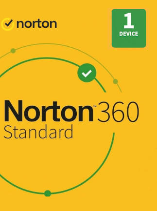 Norton 360 Standard + 10 GB Cloud Storage (1 Device, 1 Year) - NortonLifeLock Key - EUROPE