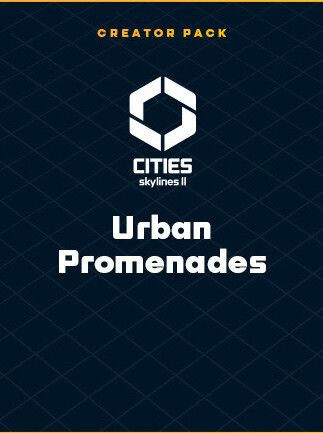 Cities: Skylines II - Creator Pack: Urban Promenades (PC) - Steam Key - GLOBAL