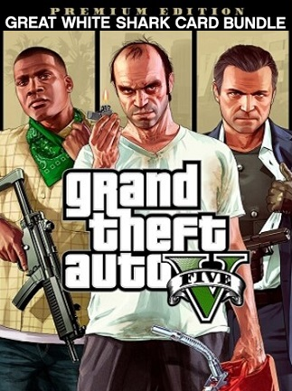 Grand Theft Auto V Enhanced & Great White Shark Card Bundle (PC) - Microsoft Store Key - Europe Restricted