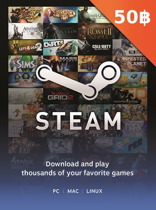 Steam Gift Card 50 THB - Steam Key - Thailand
